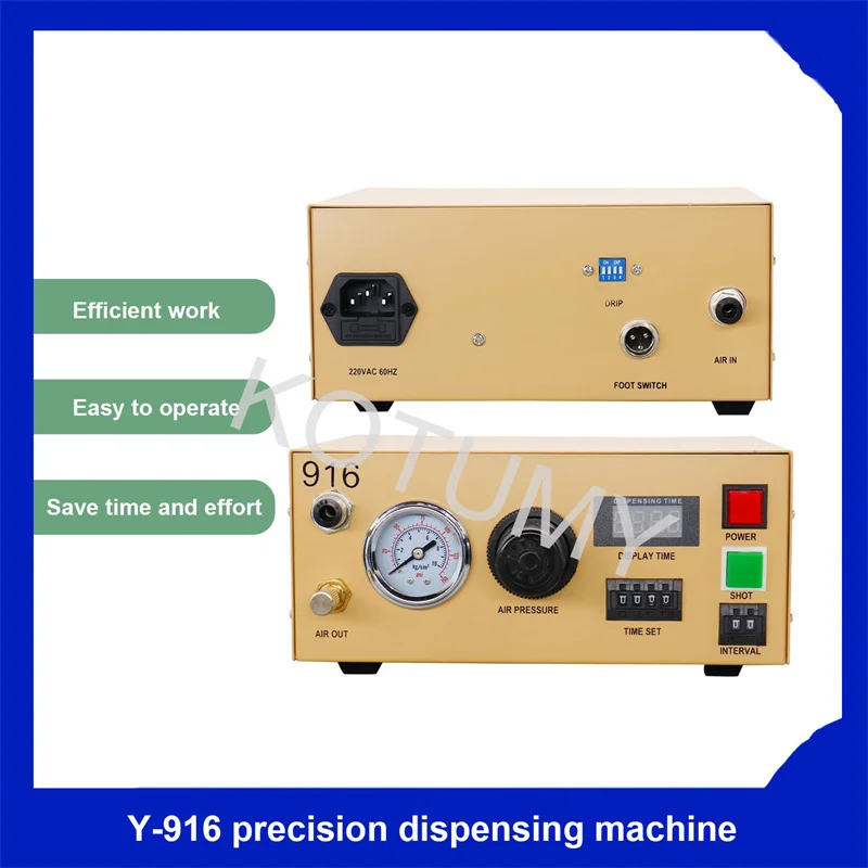 Glue Machine Filling Dispenser Silica Gel Automatic Blue Injection Fully Digital Display High Precision Glue Device 220V