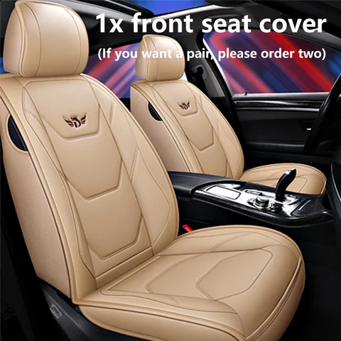 Универсальные кожаные чехлы для автомобильных сидений Subaru Legacy 2014-2022, Impreza XV, Forester 2010-2015, Outback 2012, автоаксессуары