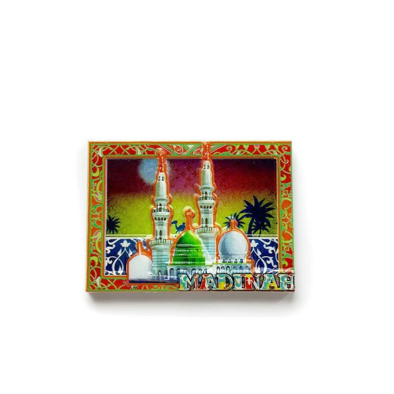 

Medina Tourist Souvenirs Crafts Creative Architecture Scenery Three-Dimensional Decoration3dRefrigerator Magnet Gift