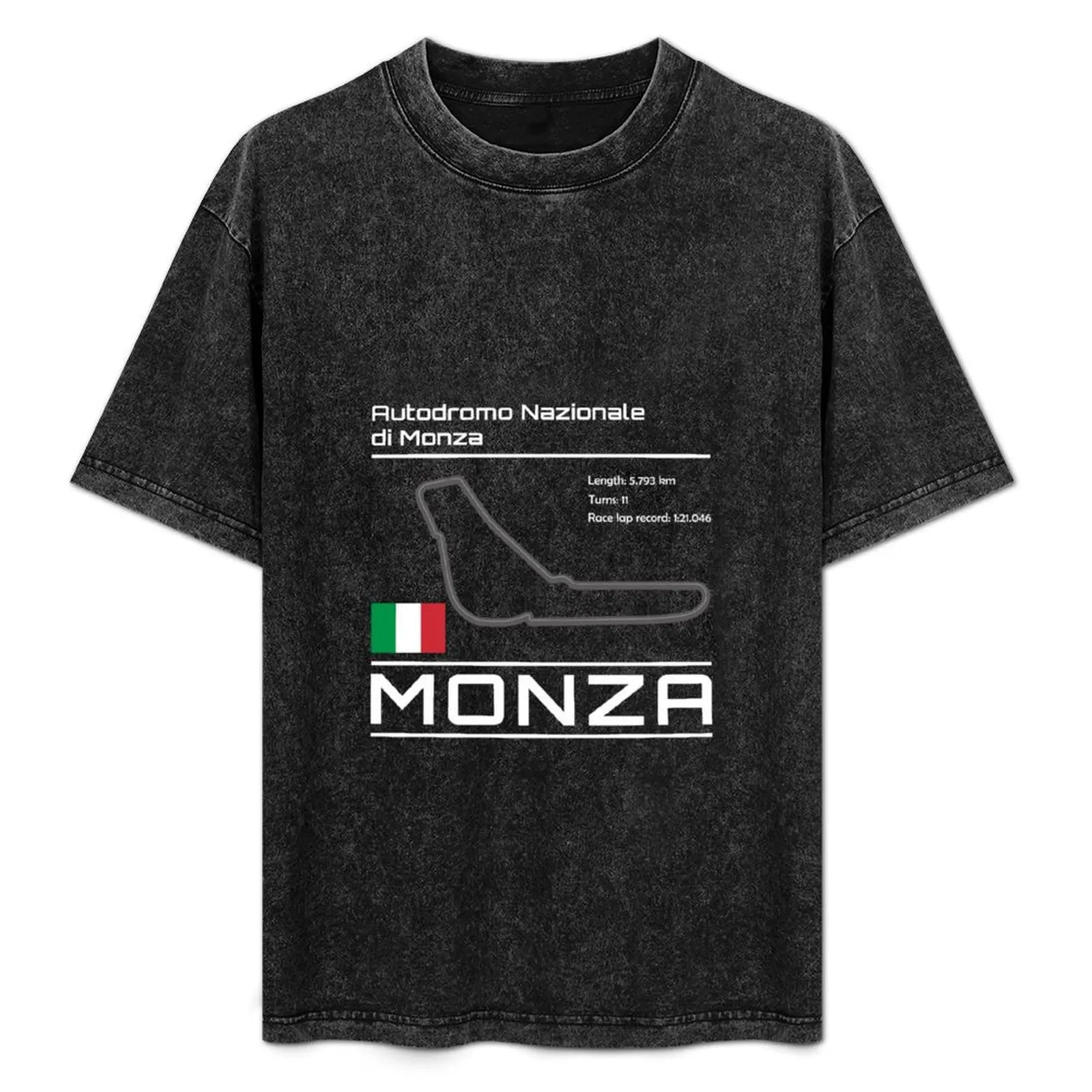 Monza F1 track T-Shirt anime figures plus size clothes kawaii clothes anime stuff fruit of the loom mens t shirts