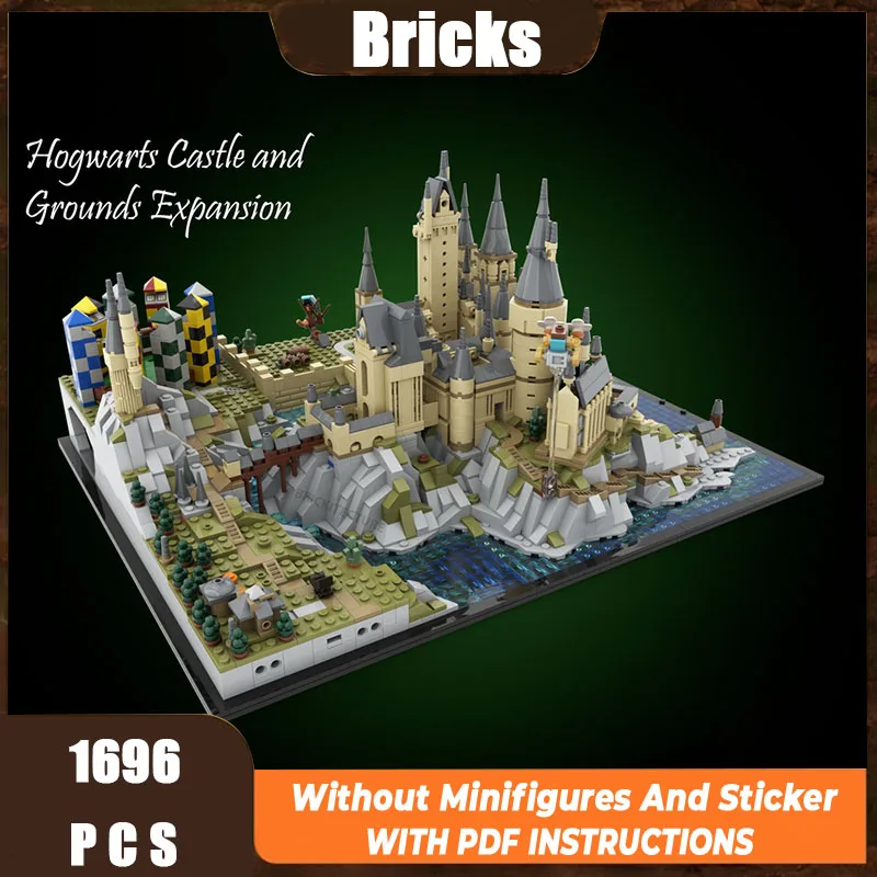 

Новые строительные блоки Moc, волшебный фильм, модель замка, технологический модуль, строительные блоки, детский фестиваль, подарочная игрушка, набор «сделай сам»