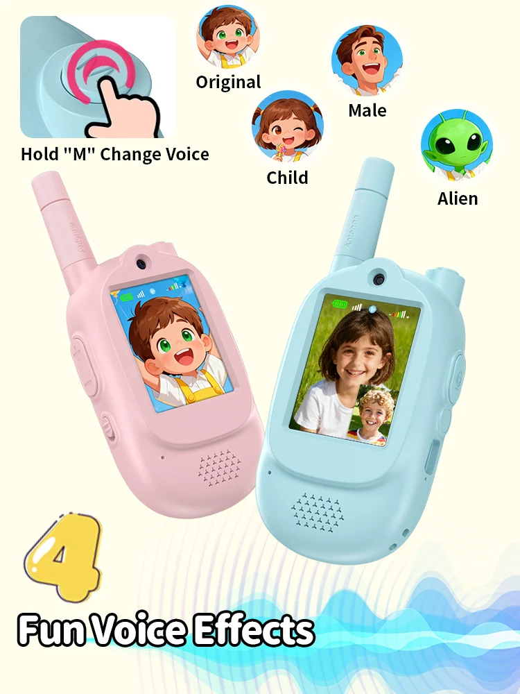 

HD-видеооборудование для вызова, семейное портативное видео, аудио, взаимодействие, забавные устройства внутренней связи, детские рождественские подарки