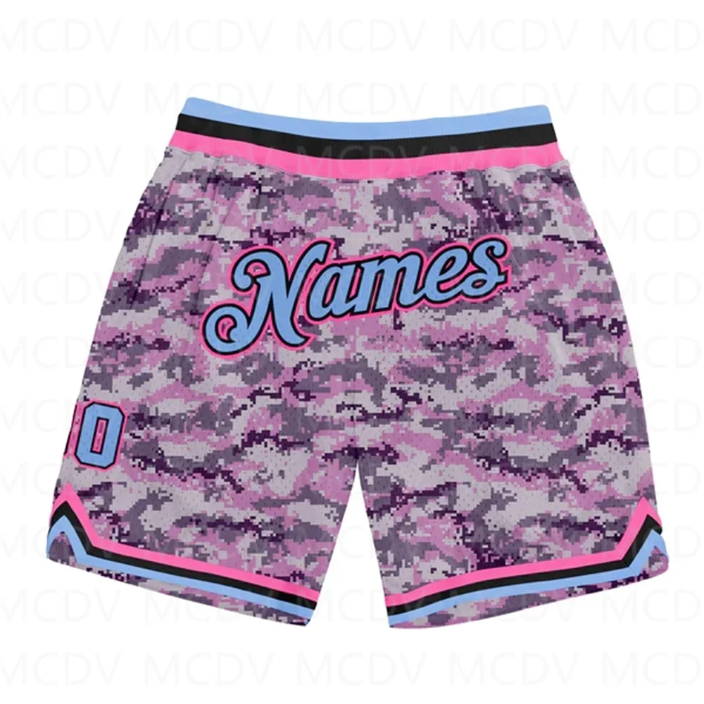 Custom Galactic Royal-White 3D Authentic Basketball Shorts 3D All Over Printed Men's Shorts Quick Drying Beach Shorts