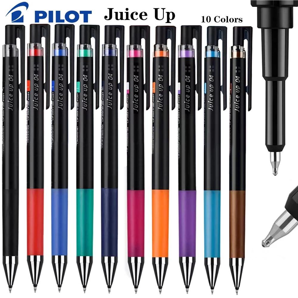 

Набор из 10 цветных гелевых ручек Pilot Juice Up 0.4 мм с новым наконечником ST, быстросохнущие, для творчества и рукописных записей, LJP-20S4, школьные принадлежности, канцтовары