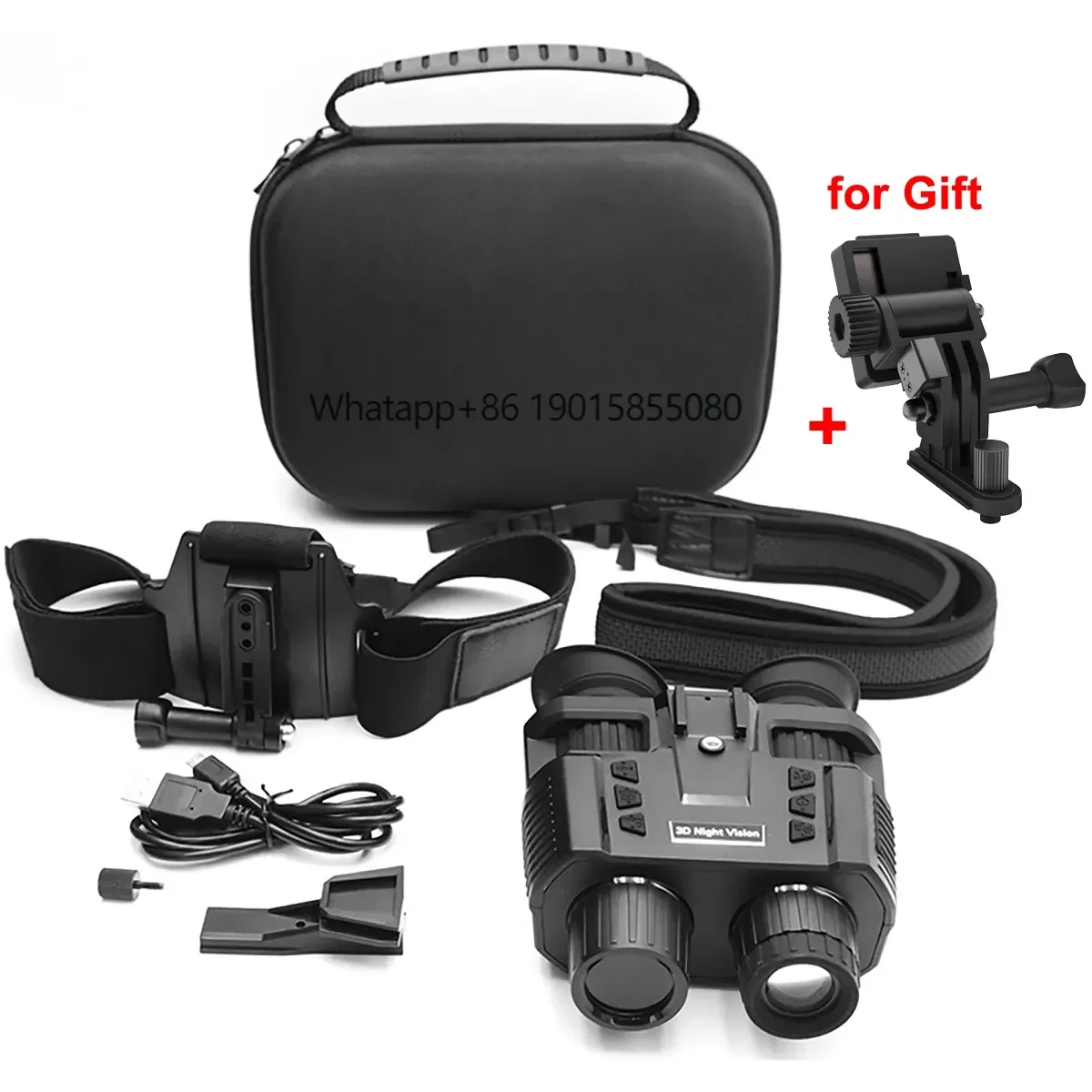 

NV8000 Night Vision Binoculars Goggles 1080P HD Head Mount Infrared Night Vision Device Outdoor Hunting Camping Telescope
