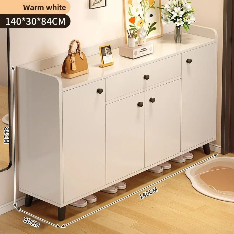 Shoe Cabinets Cross-border Hot-selling Light Luxury Door Cabinets Integrated Storage Large-capacity Storagesturdy And Durable