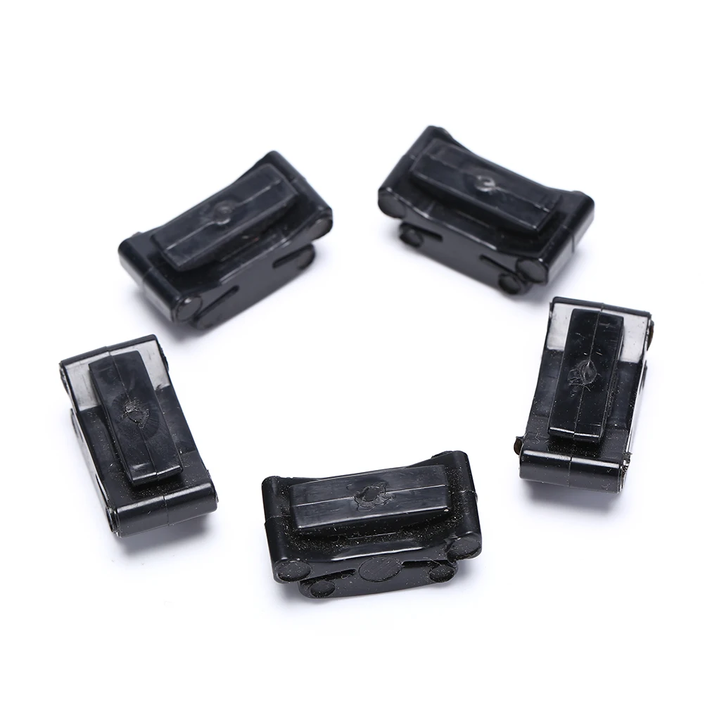 5Pcs 20g Black Rubber Guitar Pick Holder Fix On Headstock For Bass Ukulele