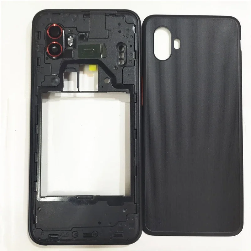 

Для Samsung Galaxy Xcover 6 Pro SM-G736B SM-G736U XCover Pro 2, средняя рамка, пластина + крышка аккумулятора, задняя крышка, запасные части