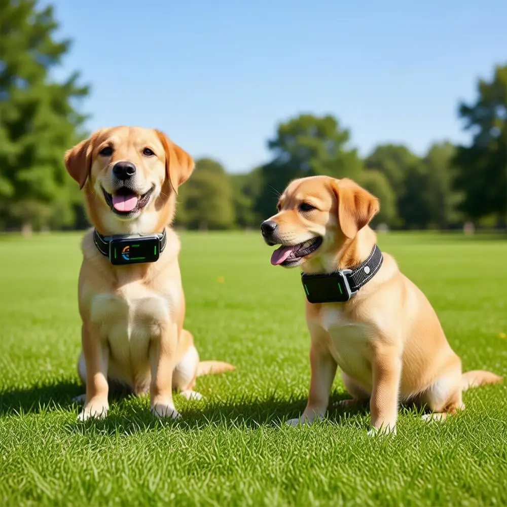 

Rechargeable Anti-Bark Collar with 4 Training Modes and 8 Sensitivity Levels for Large, Medium, Small Dogs