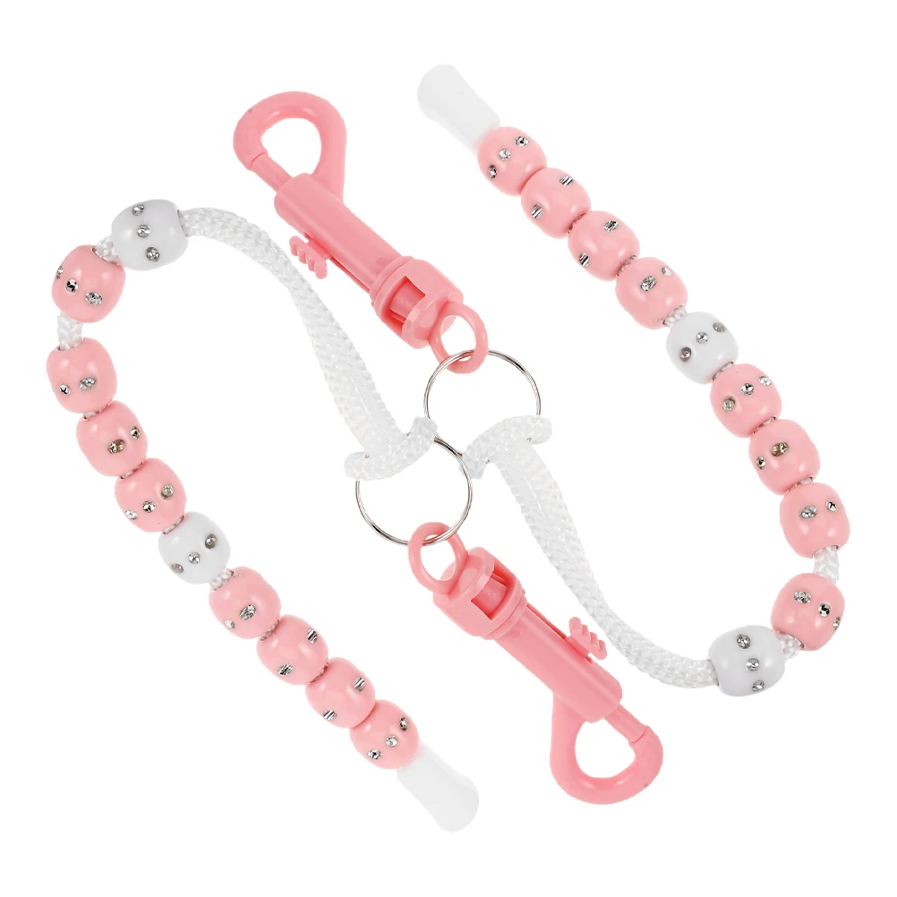 

1 Pair Score Counter Bead Chain Bracelet Golf Stroke Tracker Lightweight Durable Plastic Golfing Accessories Wearable For