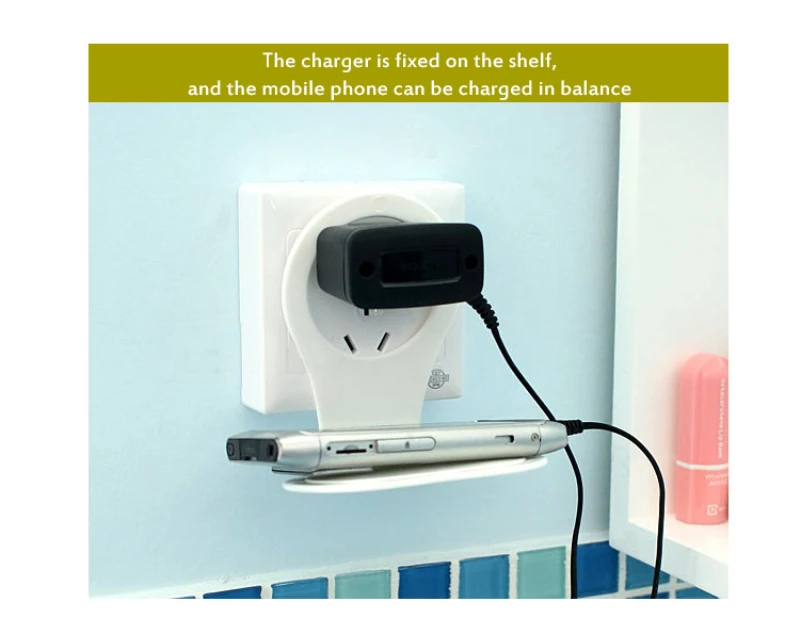 휴대폰 벽 충전기 스탠드, 접이식 휴대폰 스탠드 홀더, 범용 휴대폰 충전 스탠드, 보관 행거, 1PC