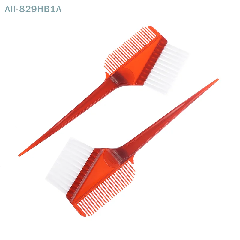 1PC Hair Dye Brush Plastic Hair Color Applicator Brush With Comb Barber Salon Tint Hairdressing Styling Tool