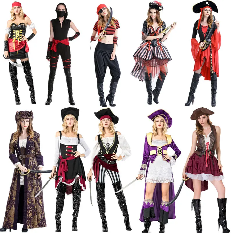 

Сексуальный костюм ниндзя-убийцы пирата, женский костюм на Хэллоуин, косплей, маскарадный костюм для взрослых, чувственный костюм пирата и совы, сценический костюм