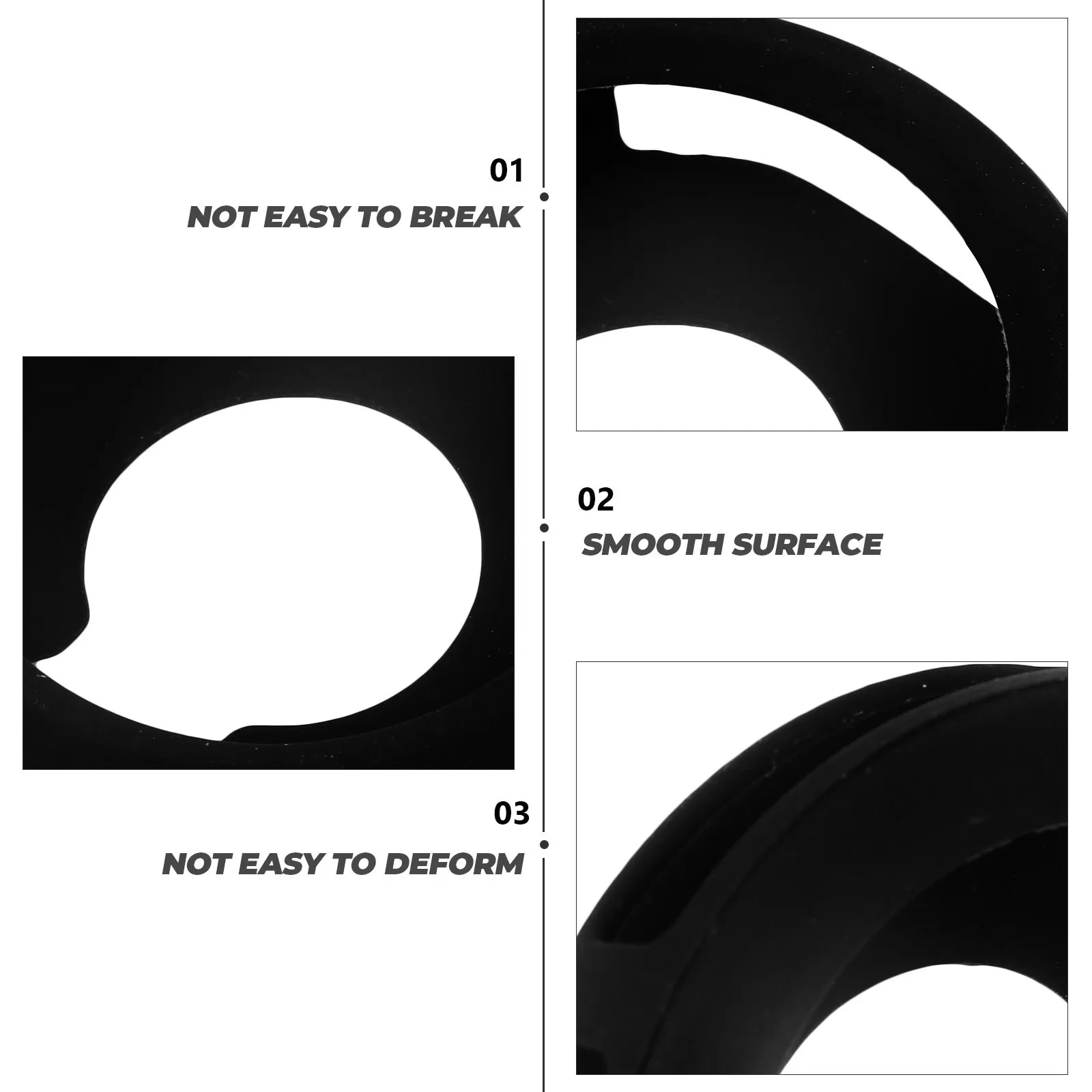 

3Pcs Anti-Fall Protective Watch Shell Hollowed-Out Design for Vivoactive3 Black Shockproof Silicone Case Covers