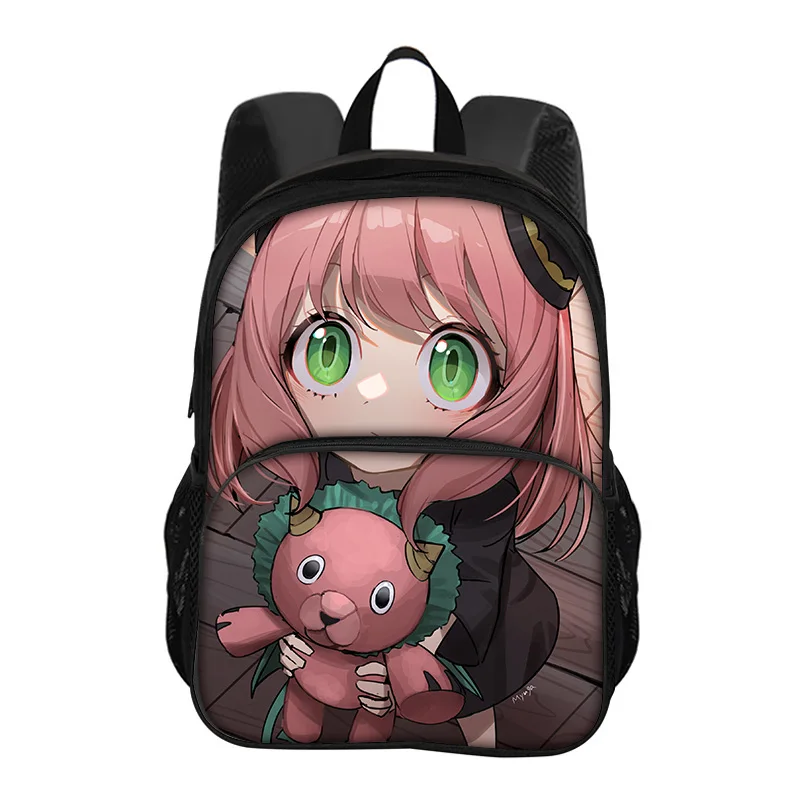 SPY×FAMILY Round Front Bag Backpack Versatile Fashion Trend Cartoon Boy and Girl School Birthday Best Gift