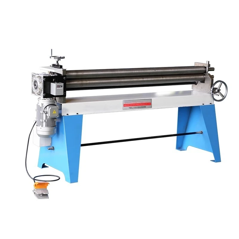 Partial Three-star Plate Bending Machine Electric Stainless Steel Drum Machine Curling  Rounding Machine