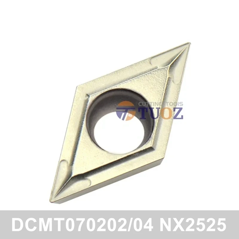 Original DCMT070202 DCMT070204 NX2525 DCMT Metal Ceramics 070202 070204  Lathe Cutter Tools CNC DCMT07