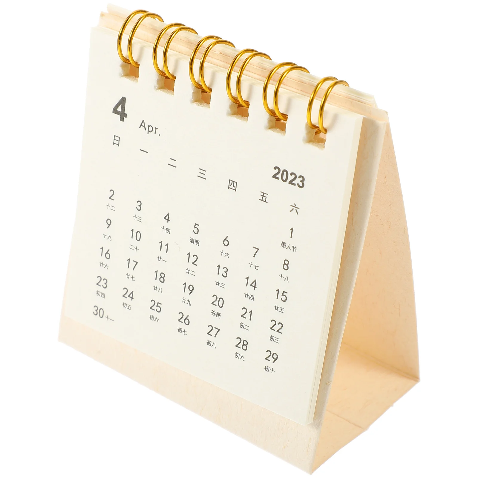 

Delicate Desk Calendar Classic Creative Design Portable Home Office Accessory Efficient Daily Planning