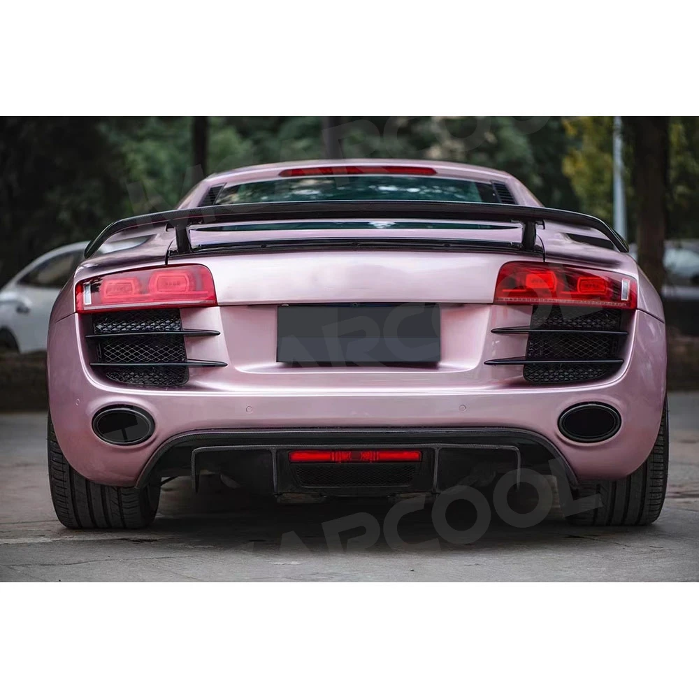 

Carbon Fiber Rear Diffuser Bumper Lip for Audi R8 GT V8 V10 2010-2015 FRP Back Bumper Guard Protector Body Kits Car Accessories