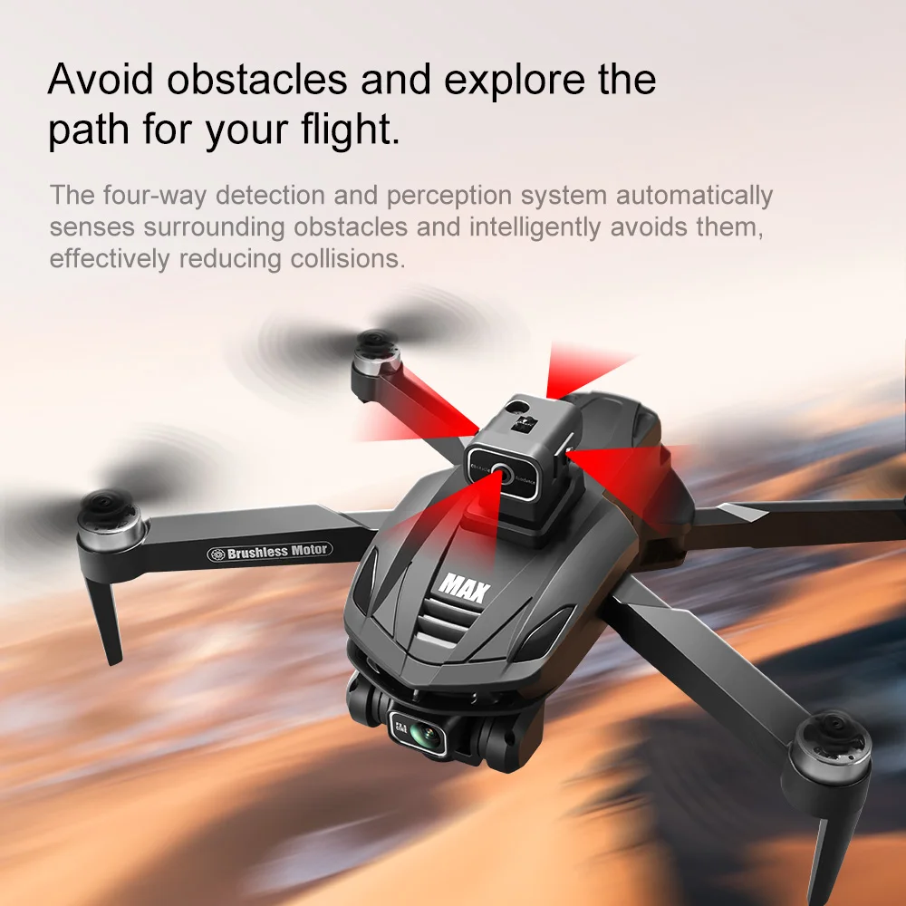NEW Original V168 Drone 8K WIFI GPS Professional Aerial Photography RC Drones HD Dual Camera Brushless Motor Quadcopter Toy UAV