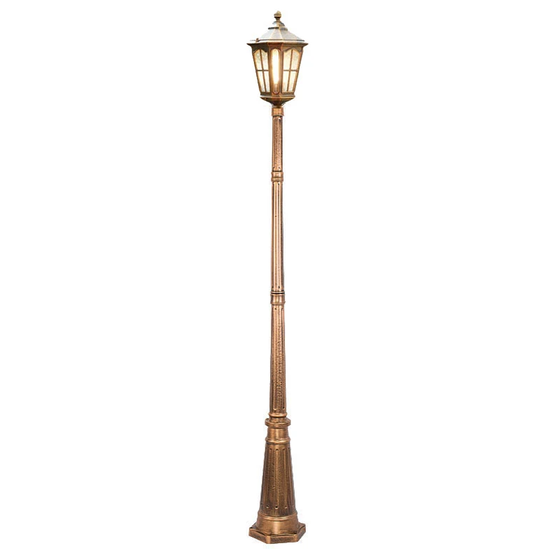 

(≈2.6M)European Style Garden Lamp Street Lamp Outdoor Lawn Lamp Outdoor Waterproof Villa Garden Community High Pole Lamp