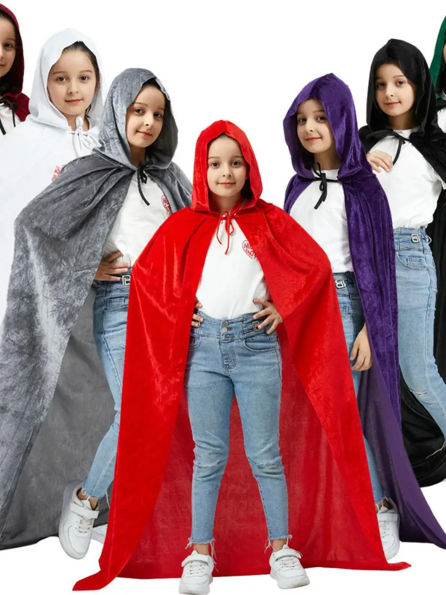 زي ساحرة جديد للهالوين للبالغين، رداء مخملي، عباءة مخملية ذهبية على شكل ملك الموت، زي وطني تقليدي للنساء للعروض المسرحية