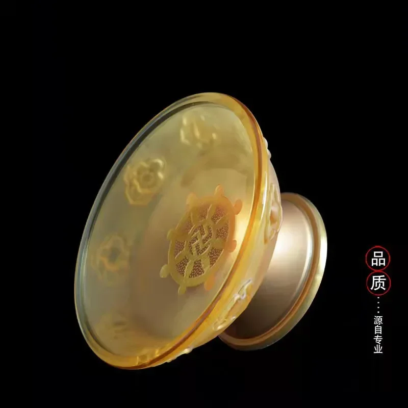 y8- Glazed supply plate fruit plate Buddha front tribute household eight auspicious supply fruit plate Wanfo wall