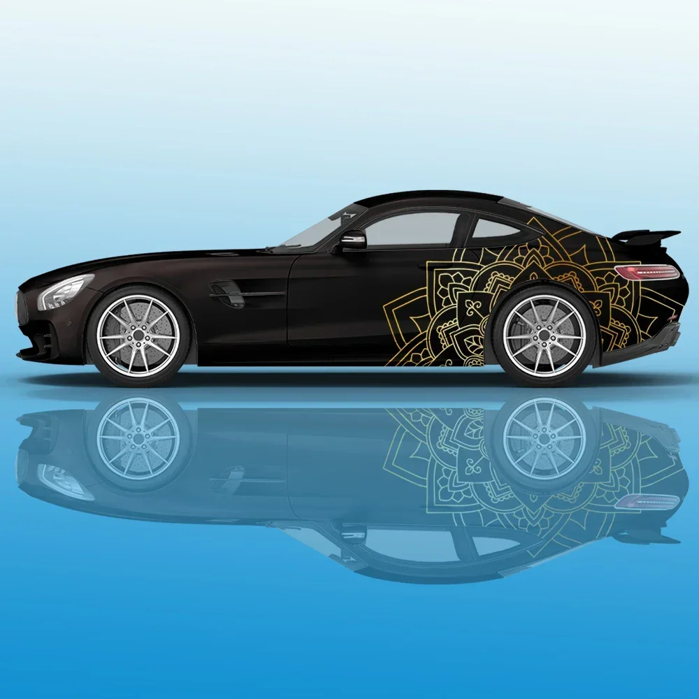 

mandala Graphic design Car stickers side graphics car modification accessories pain car racing decals stickers