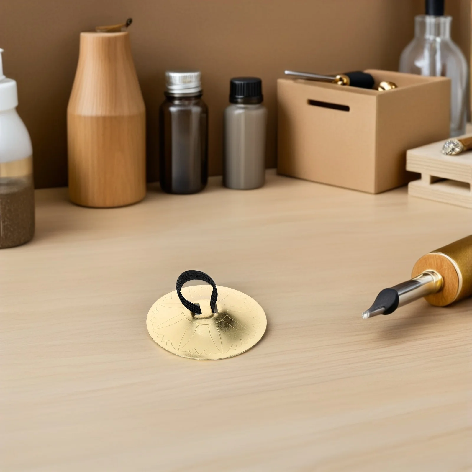 زوجان من صنج أصابع الرقص الشرقي المصقول بالنحاس وخفيف الوزن وصوت واضح مثالي لممارسة أداء المرحلة #1