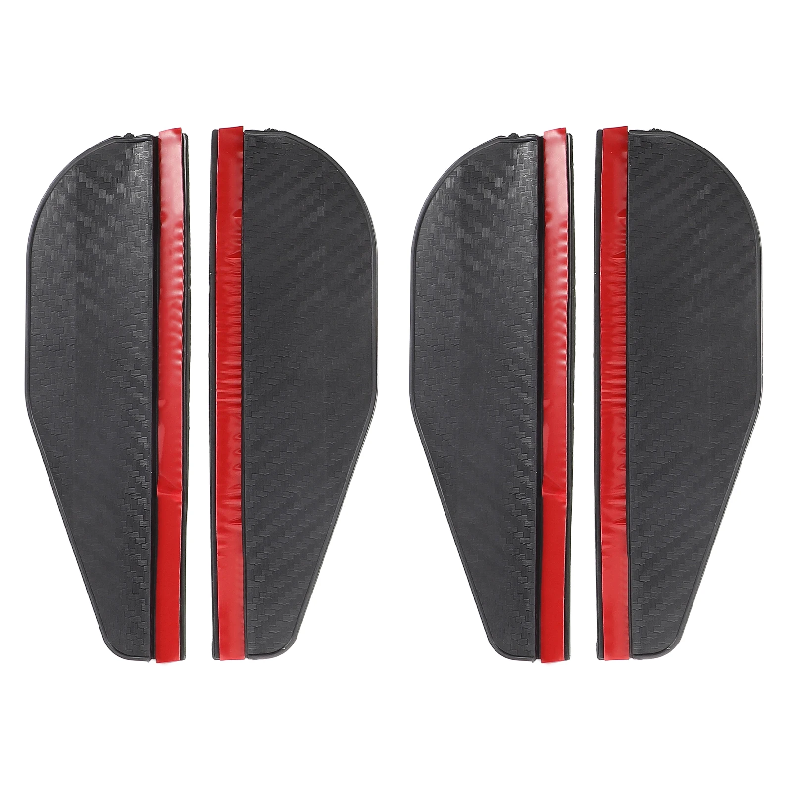 

4pcs Side Mirror Guards Waterproof Visor Car Mirror Eyebrow Covers Rearview Rain Shield Wind Deflector Auto Rain Eyebrows