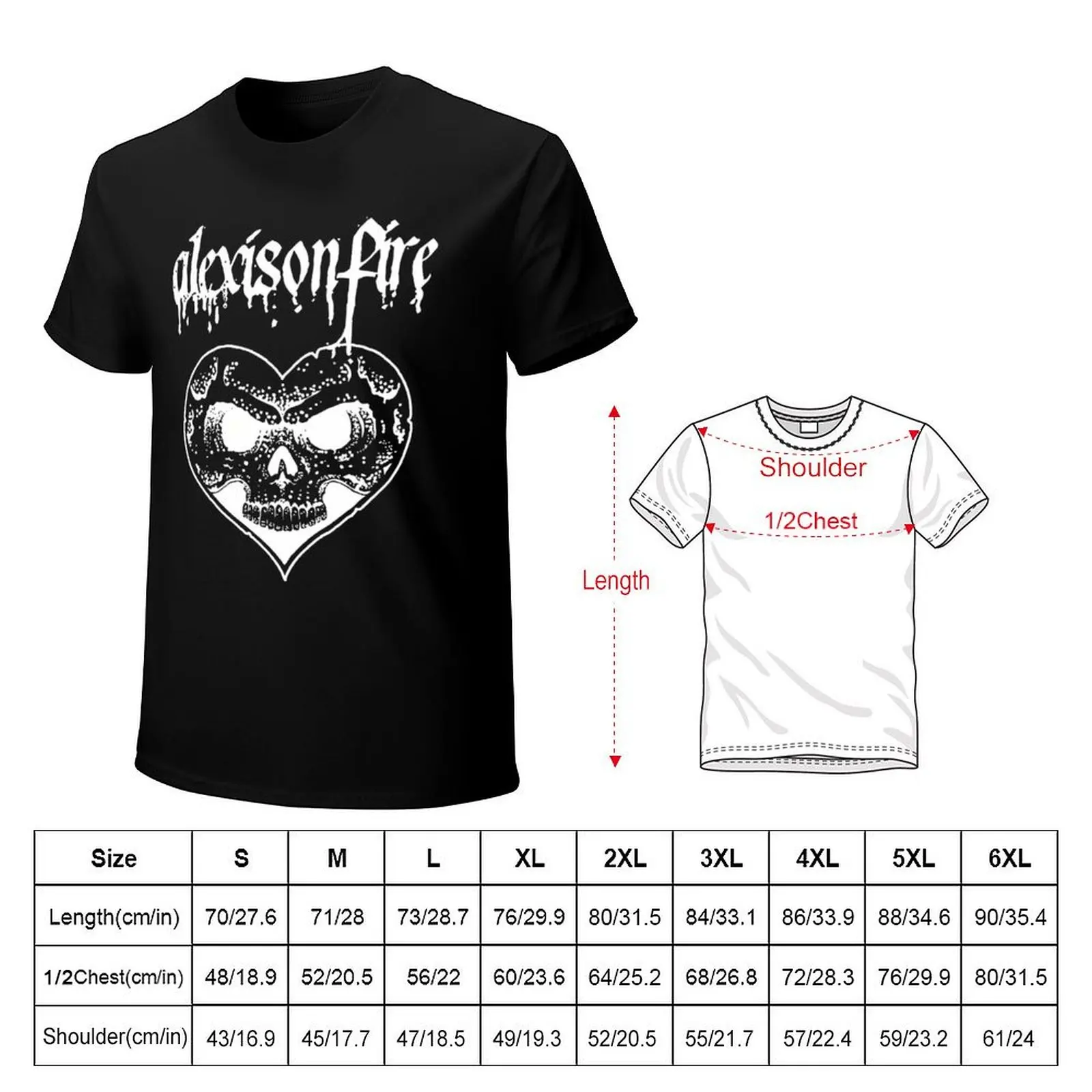 Alexisonfire Merch Alexis On Fire Logo T-Shirt Sporty Breathable Short Sleeve T-Shirt