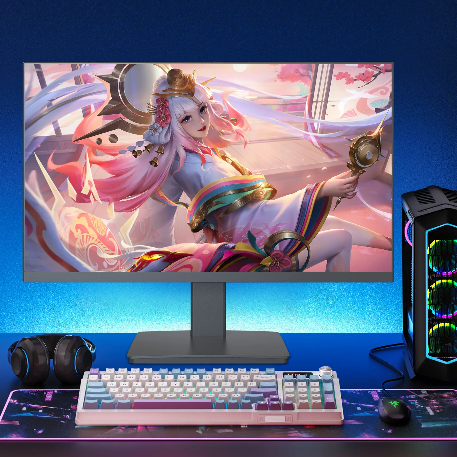 27-Inch Frameless Gaming Monitor with 360Hz High Refresh 1080P Full HD 1ms Low Latency DP Interface for PC Gamers