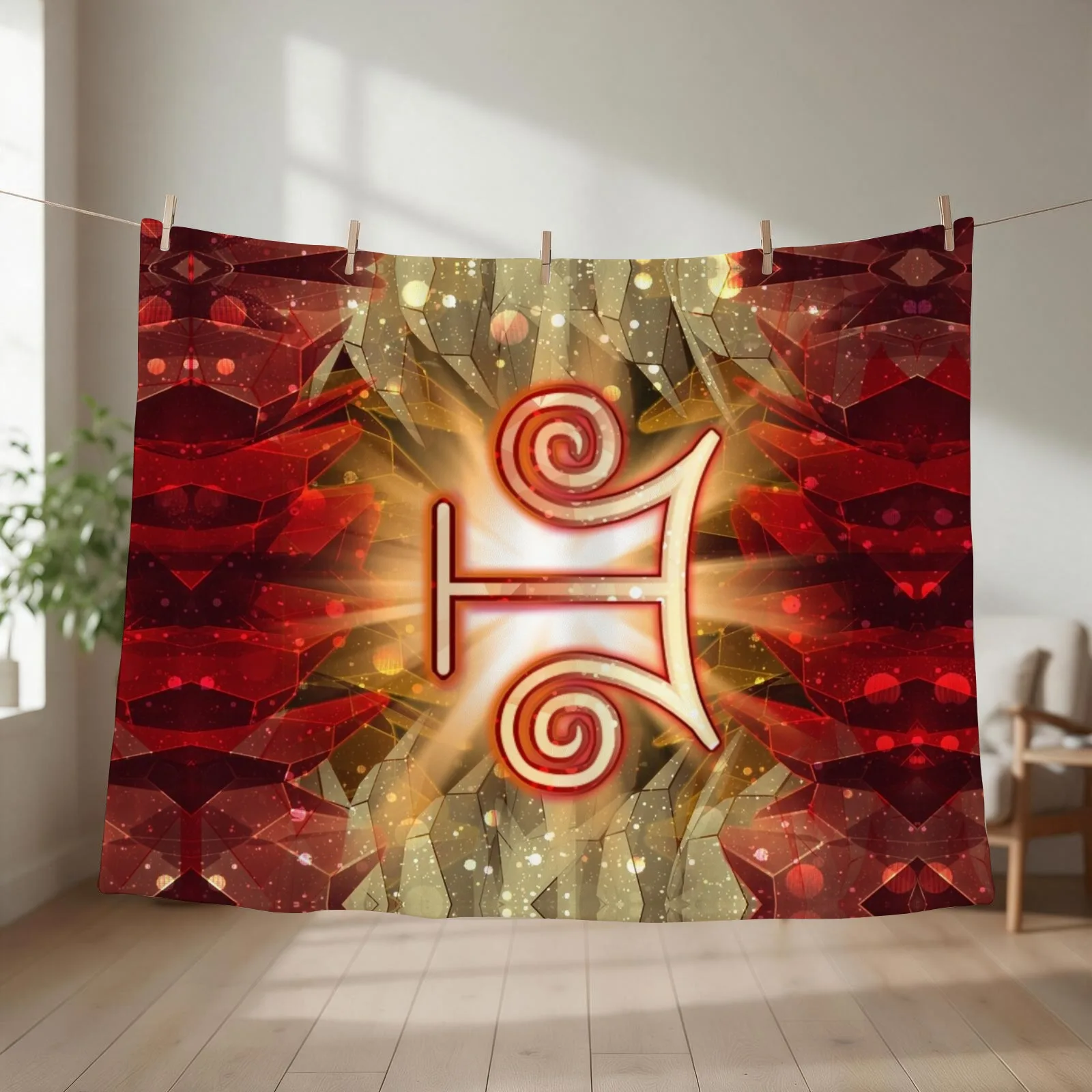 Wizard101 - Balance School Throw Blanket Soft Beds funny gift Hair Vintage Blankets