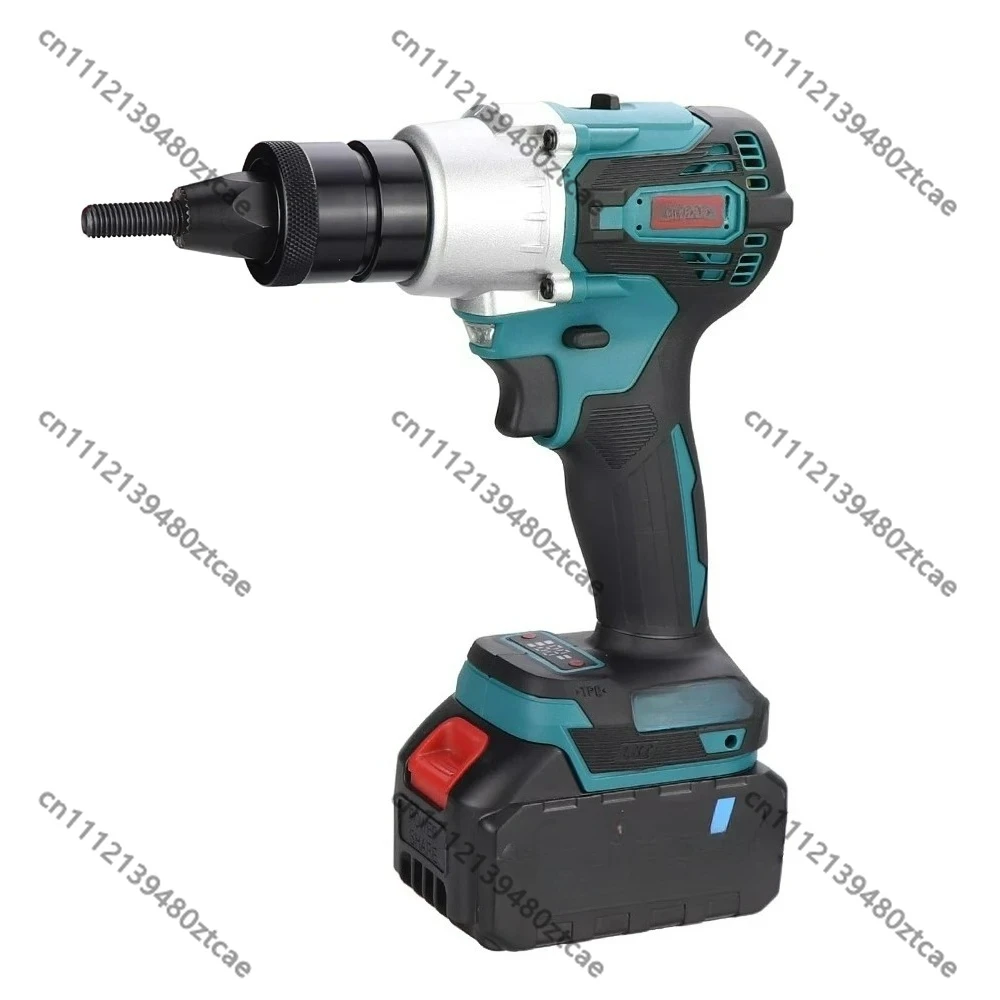 21V Rechargeable Brushless Rivet Nut Gun Automatic Electric Pull Nut Gun Riveting Tool