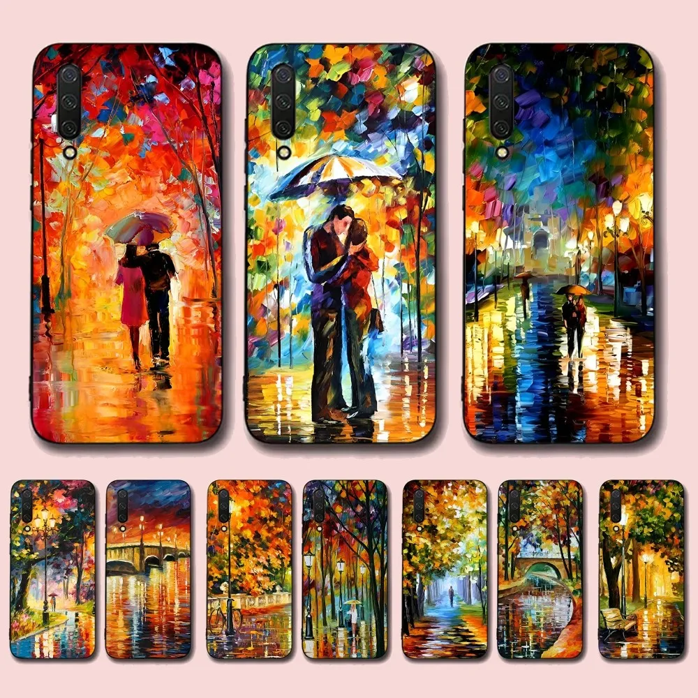 L-Leonid A-Afremov Oil Painting Phone Case For Xiaomi Mi 5X 8 9 10 11 12 lite pro 10T PocoX3pro PocoM3 Note 10 pro lite