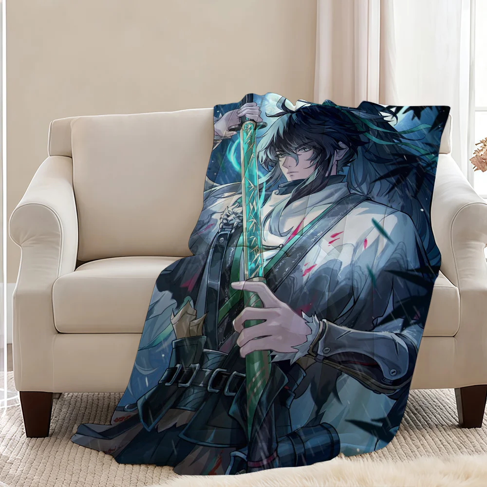 

Qiuyuan Wuthering Waves Blanket Throw Super Cosy Plush Living Room Sofa Couch Childish Birthday Gifts