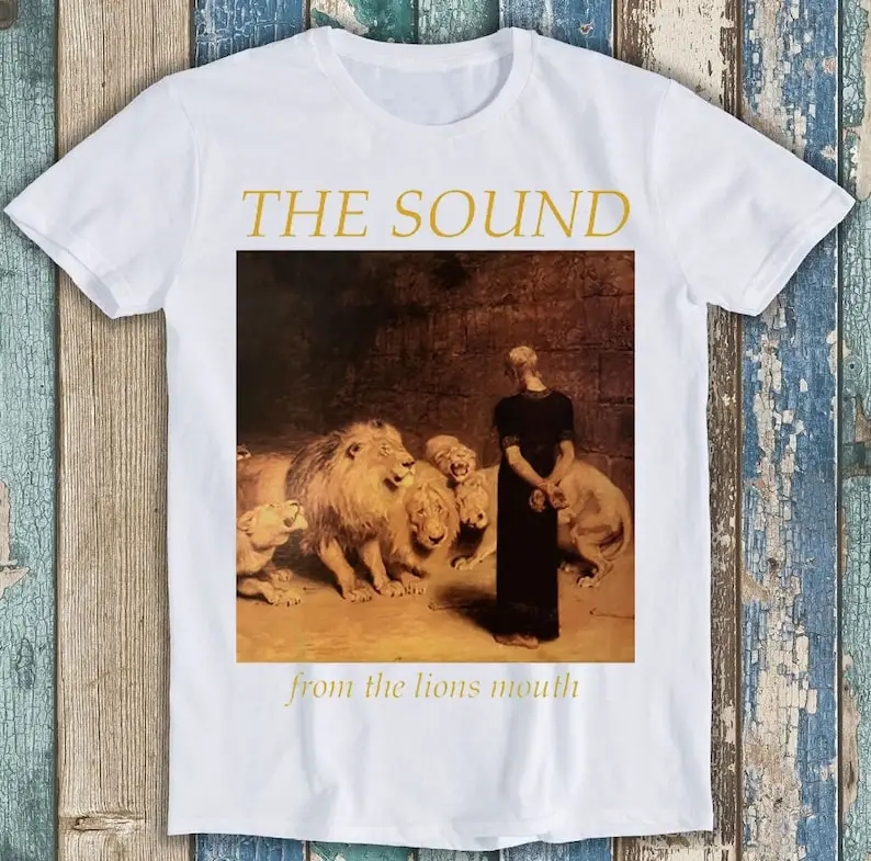 

Забавная футболка с надписью «The Sound From The Lions Mouth Music Art», подарок, P1650