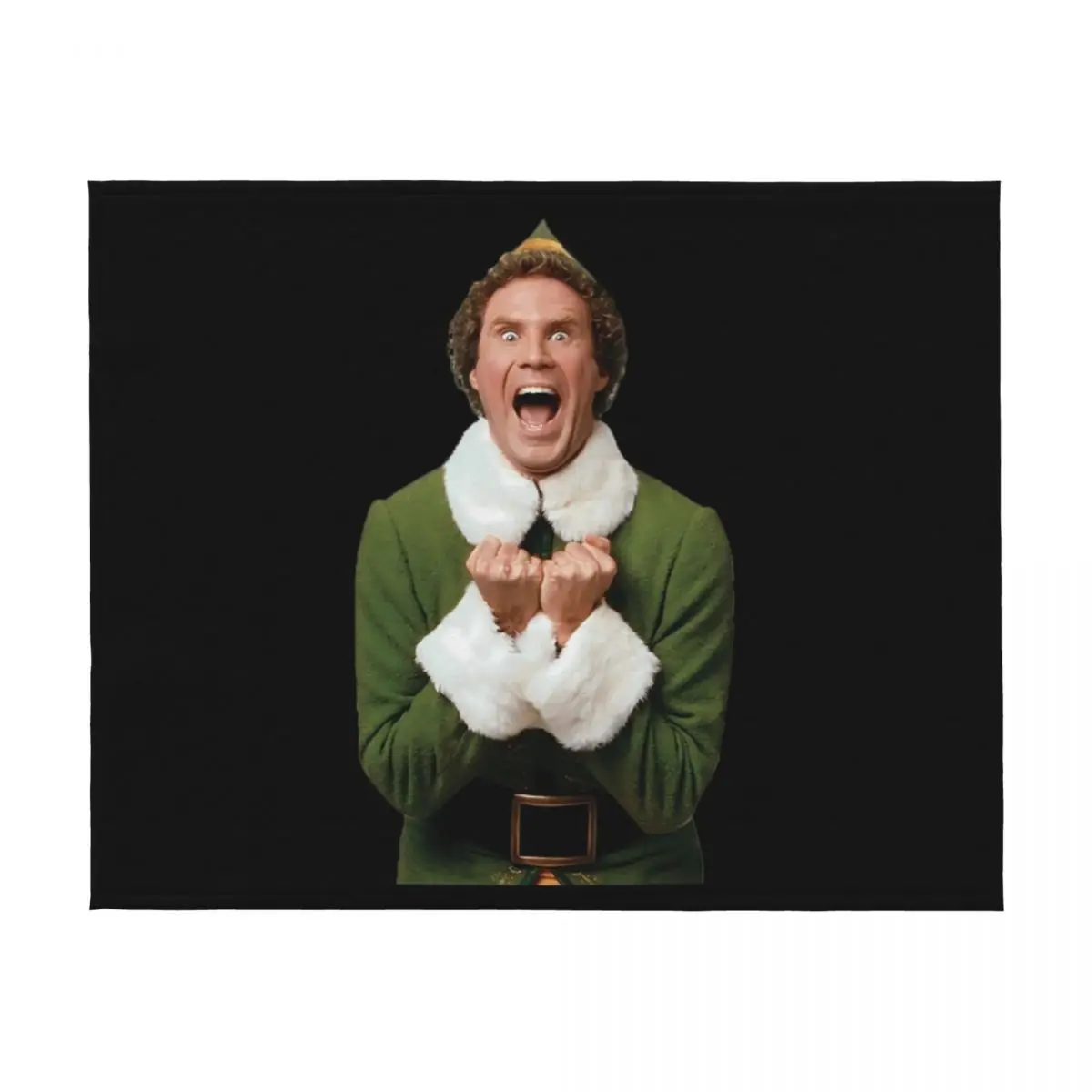 Рождественское одеяло Excited Buddy the Elf, зимние постельные покрывала, движущиеся одеяла для спальных мешков