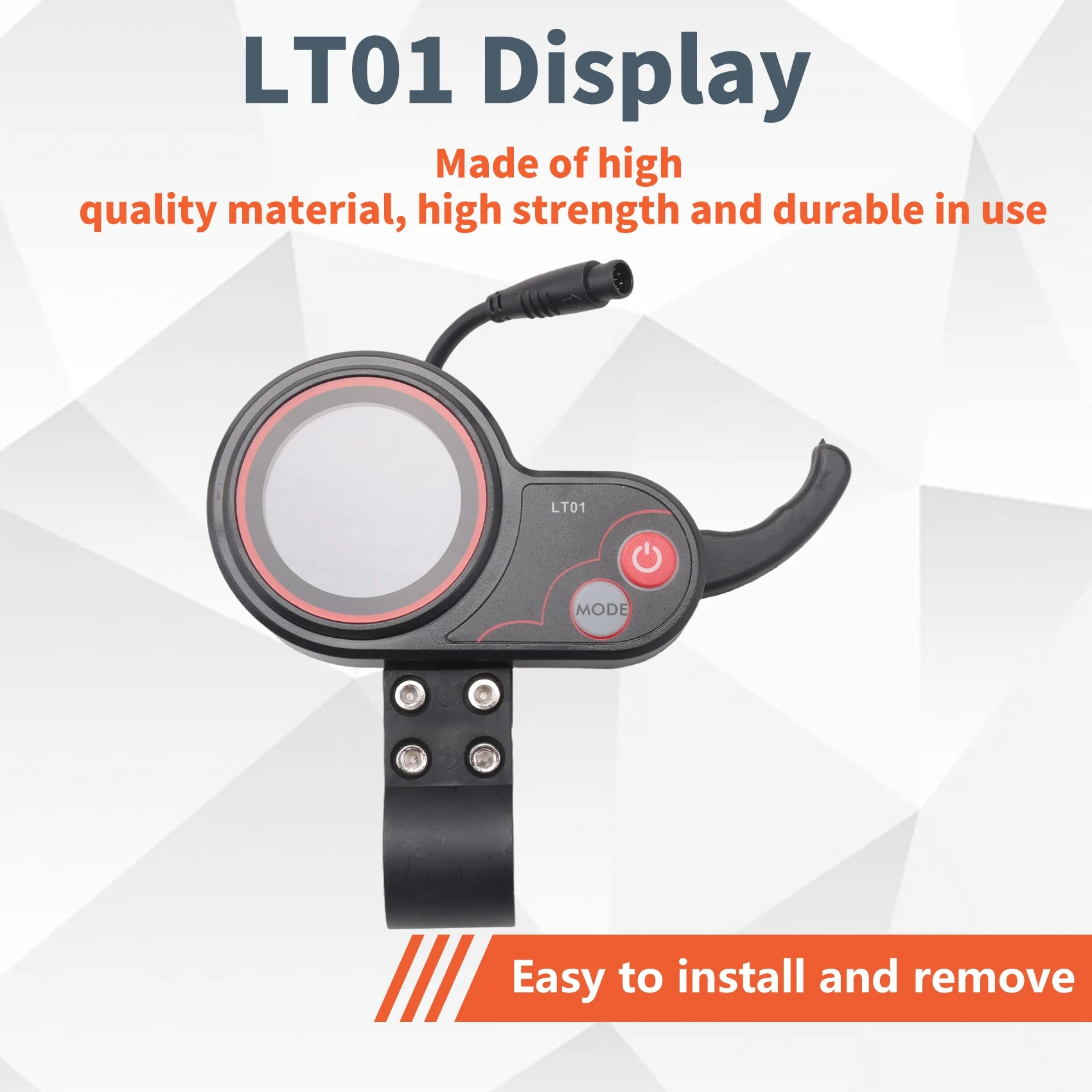 A73T LT01 Display Meter 36V-60V 6PIN for 8/10 Wolf Warrior X Wolf Warrior11 Electric Scooter