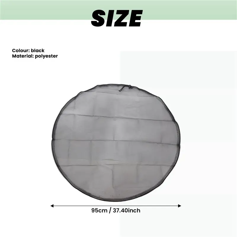 2026 جديد 3 قطع غطاء شبكي لبرميل المطر ، جمع المياه دلاء غطاء خزان الحصاد أداة حامي المطر برميل المعاوضة #6