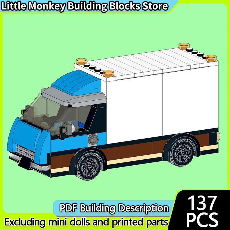 

City Car Model MOC Building Bricks Classic City Cargo Truck Modular Technology Children Holiday Gifts Assemble Toys Suit