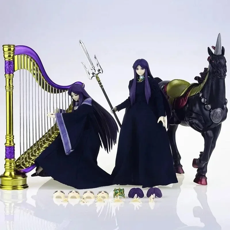 

JM.MST Saint Seiya Myth Cloth EX Pandora with Harp 2 Body/Dress/Armor Black Horse Hades Knights of The Zodiac Action Figure