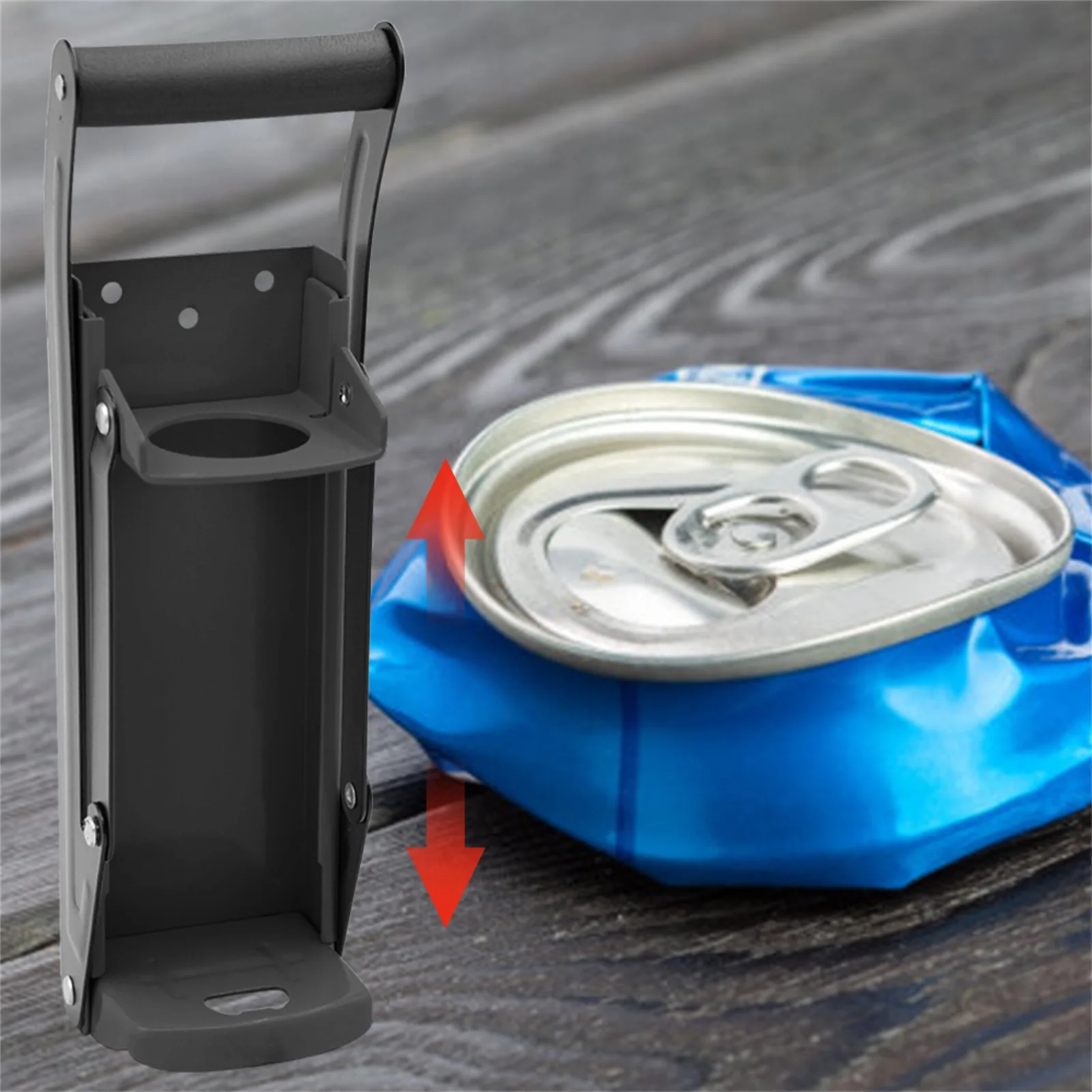 

Metal Can Crusher Heavy Duty Bottle Opener Smasher Kitchen Tools for Soda Beer Cans Bottles