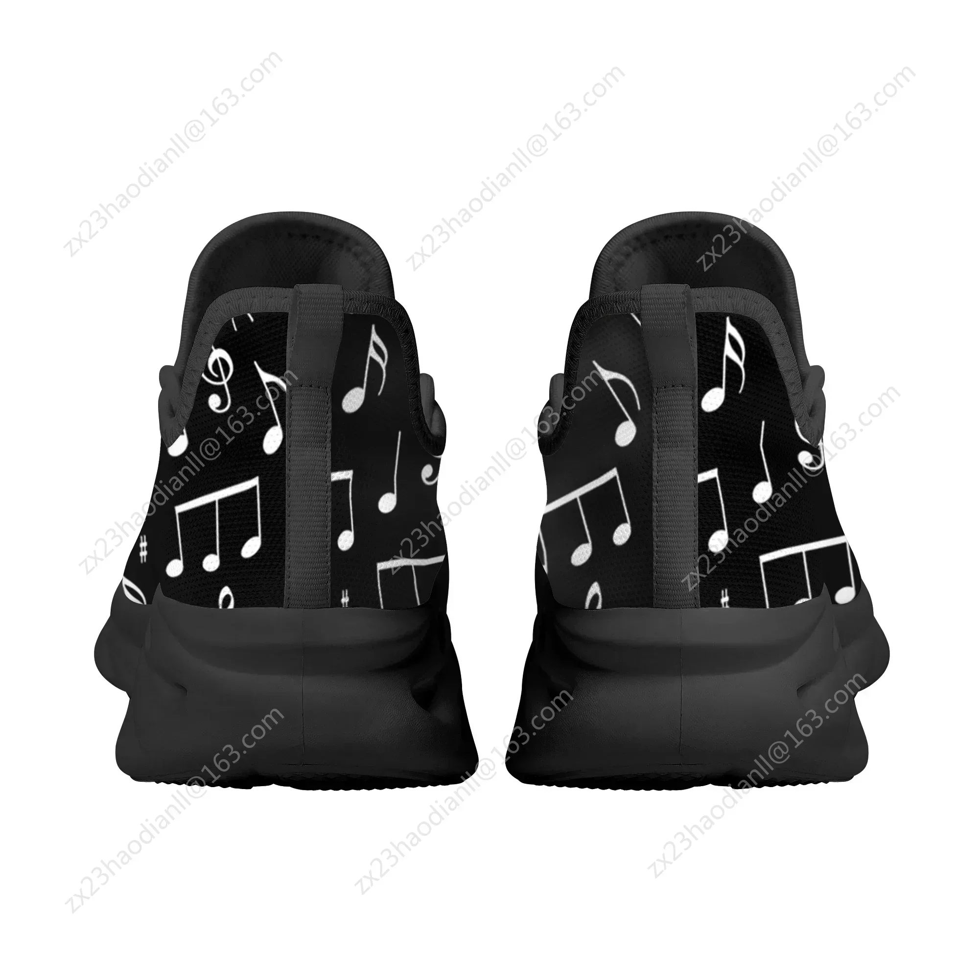 Piano Music Notes Design Women's Sneakers Lightweight Lace-Up Vulcanized Shoes Fall Winter Walking Shoes Unisex Adult Footwear