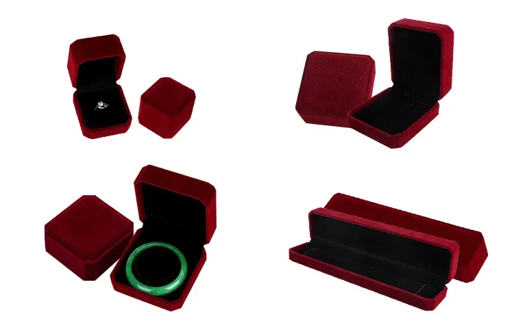 10-farbige Samt-Tragetasche, Geschenkbox für die Schmuckherstellung, Ring, Halskette, Ohrringe, Armband, Halter, Display, Verpackungszubehör – Detail 14