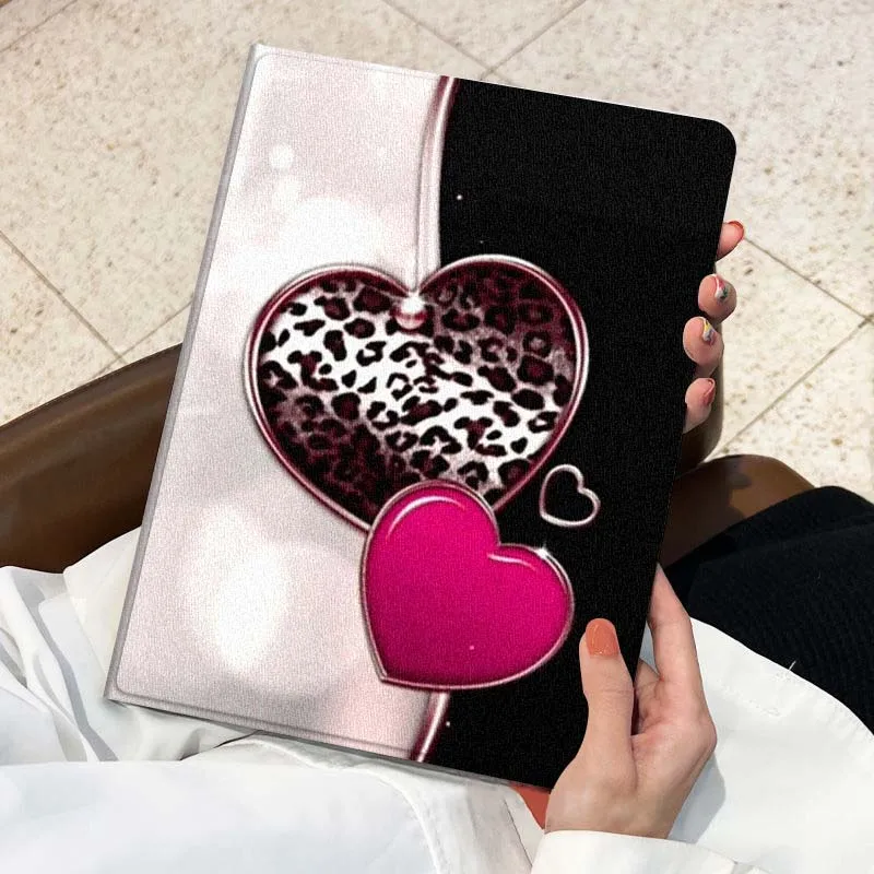 

Love Fashion Pink Pattern For Vivo Pad SE 11 5 3 2 Pro 12.3 13 12.1 11.5 Air IQOOPad Silk Pattern Tablet Case