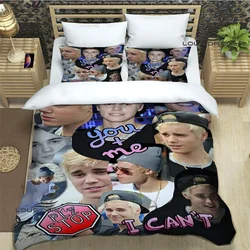 Star Justin Bieber Printed Bedding Sets exquisite bed supplies set duvet cover comforter set bedding set luxury birthday gift