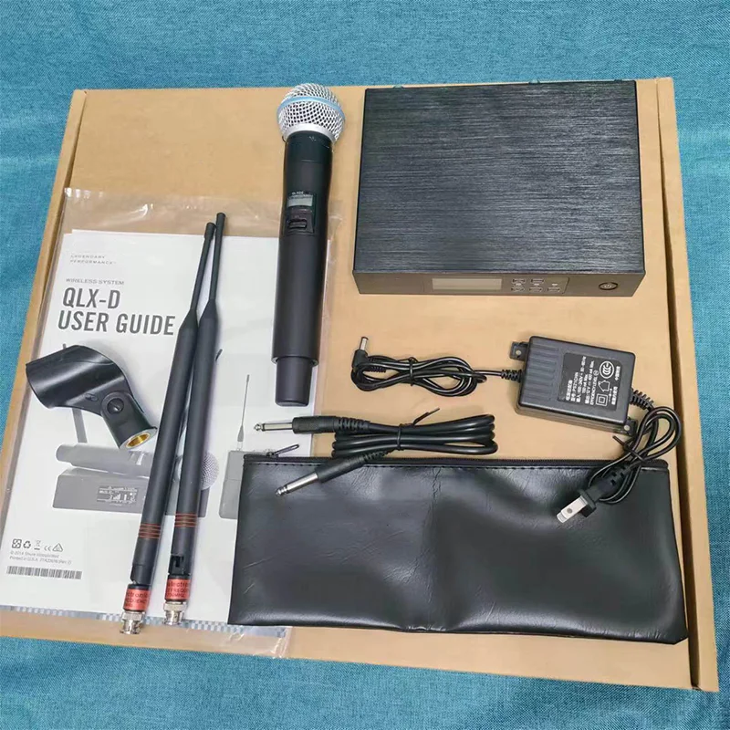 QLXD4 Microphone sans fil Performance scène karaoké hôte Streaming en direct Microphone professionnel