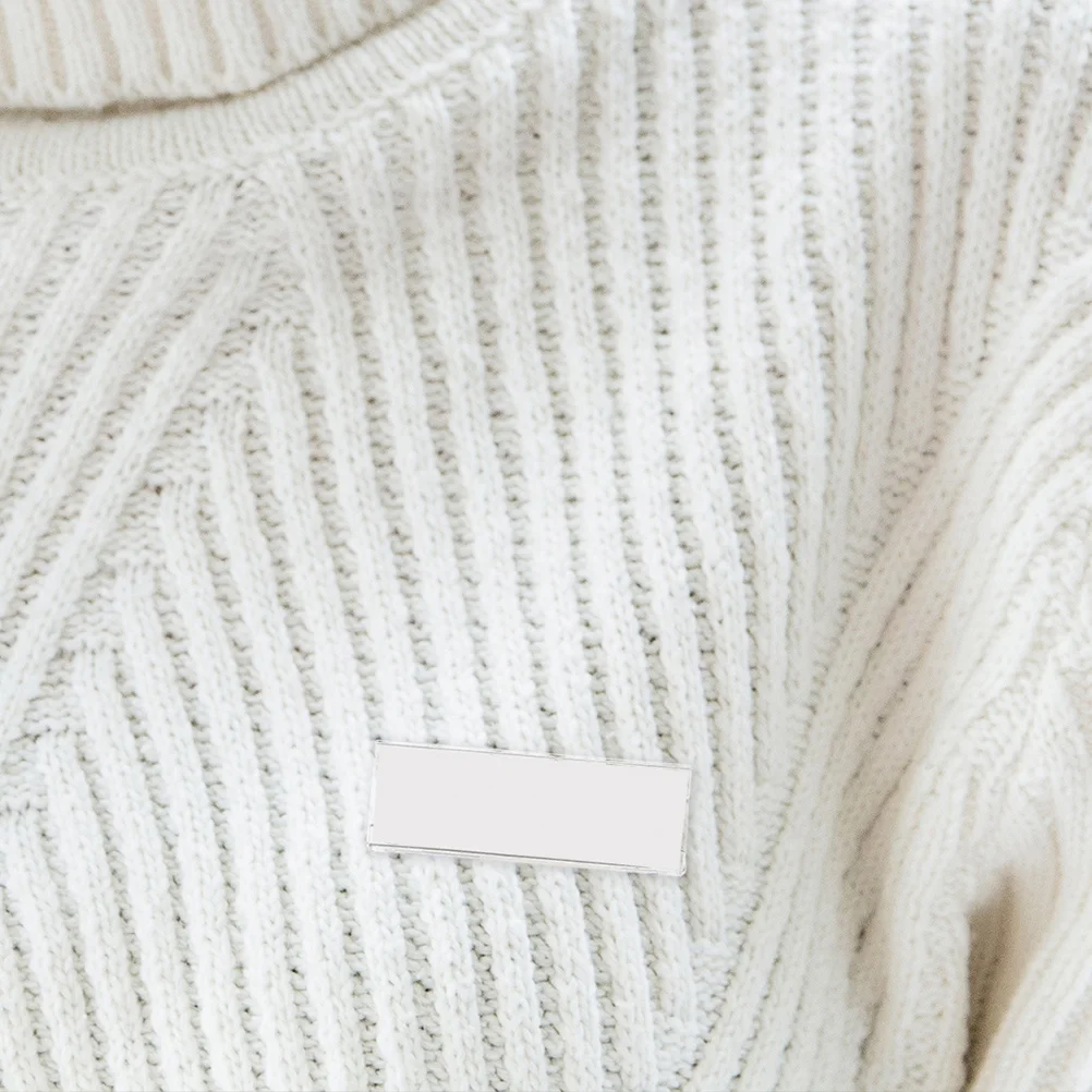 

10Pcs Plug Card Name Badges Employee Tag Holders Practical Id Badge Cases for Work School Office Name Badges for Work