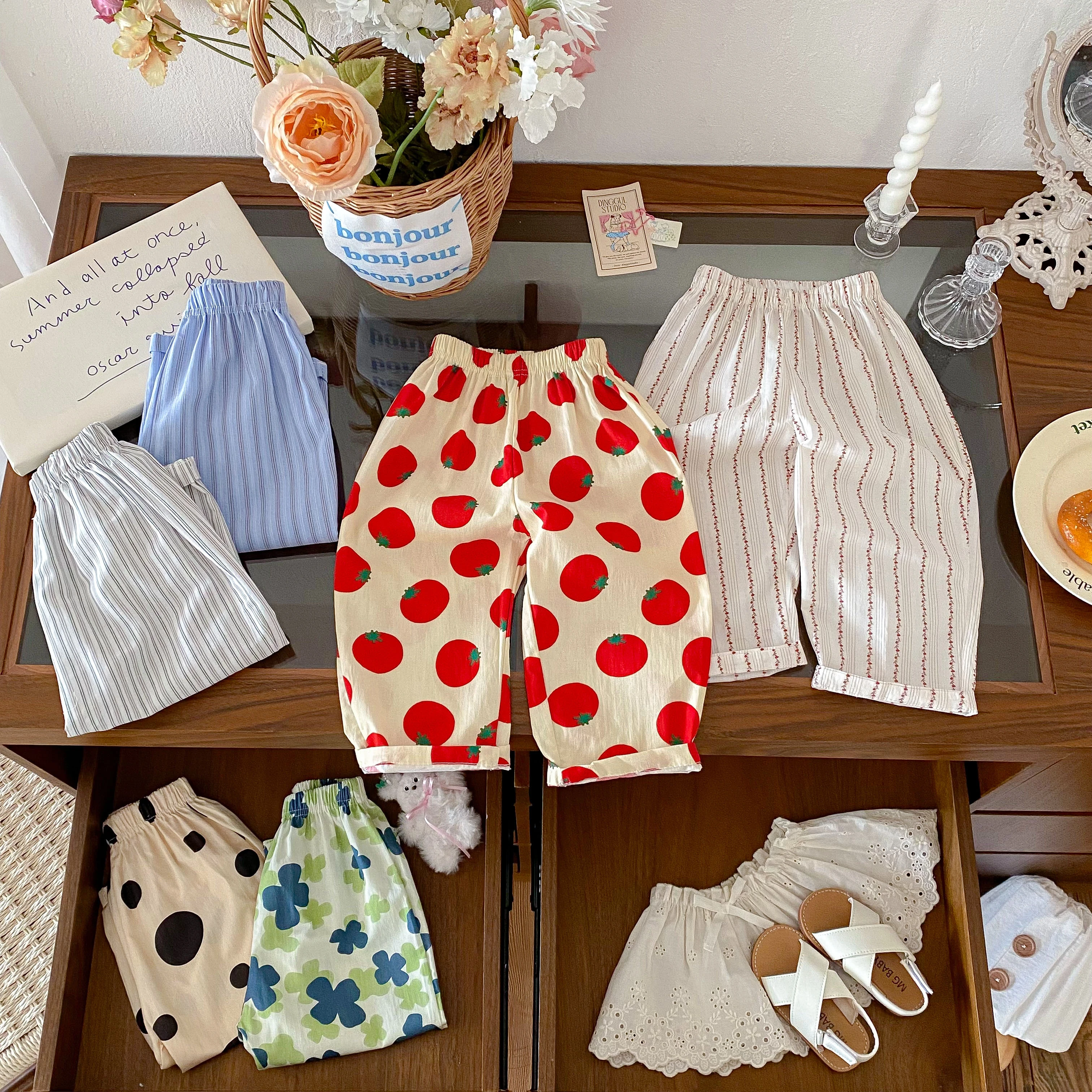 Fashionable Children's Pants Summer Thin And Loose Casual Children's Pants Children's Clothing Boys And Girls' Pants